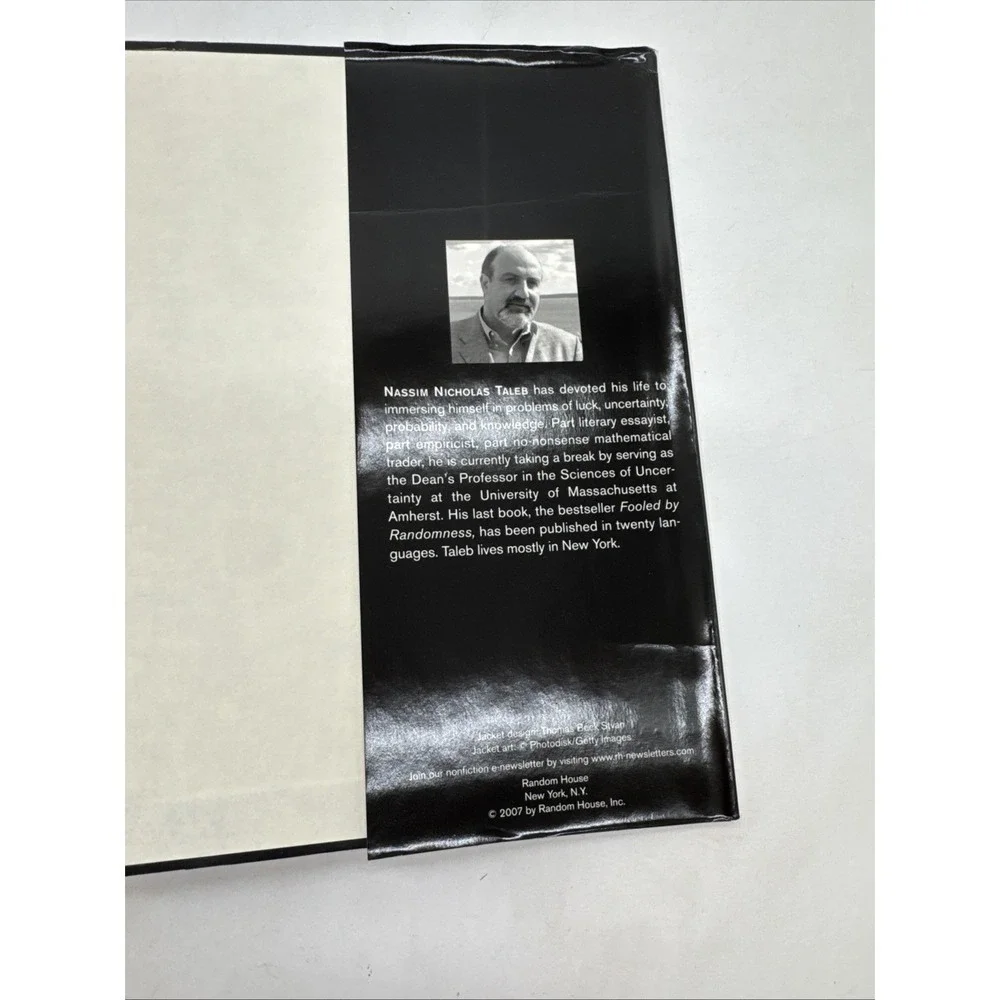 Nassim Nicholas Taleb's The Black Swan Hardcover Book Philosophy Science Finance